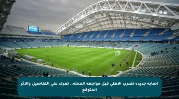إصابة جديدة تضرب الأهلي قبل مواجهة المحلة.. تعرف على التفاصيل والأثر المتوقع